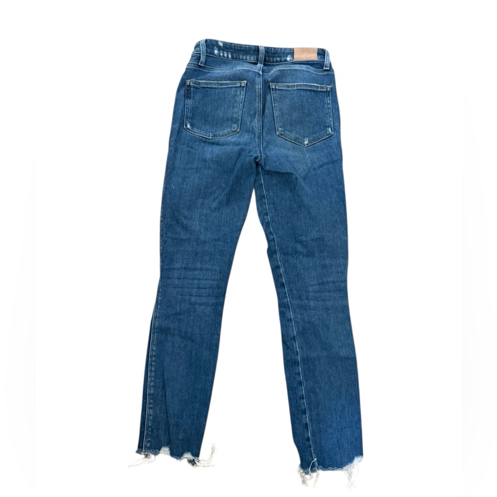 PAIGE Blue Distressed Women Jeans - Picture 2 of 3